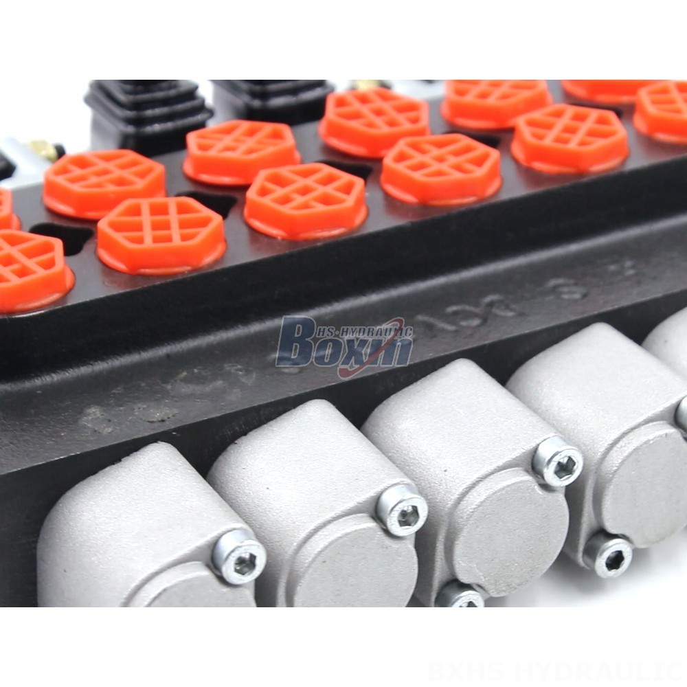 Manual and Joystick 6 Spool Monoblock Directional Valve - Hydraulic System Components detail image